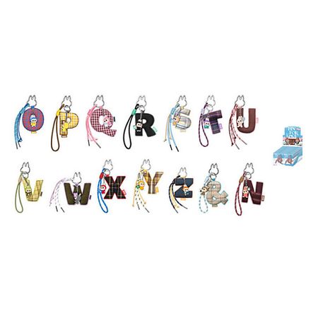 Брелок POP MART Подвеска в виде букв N-Z The Monsters LABUBU Pin For Love,14 шт. я пишу элементы букв пошаговые прописи