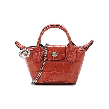 Сумка LONGCHAMP Сумка Le Pliage Cuir Cow Leather Coin Purse Dumpling Bag Mini Women's Umber