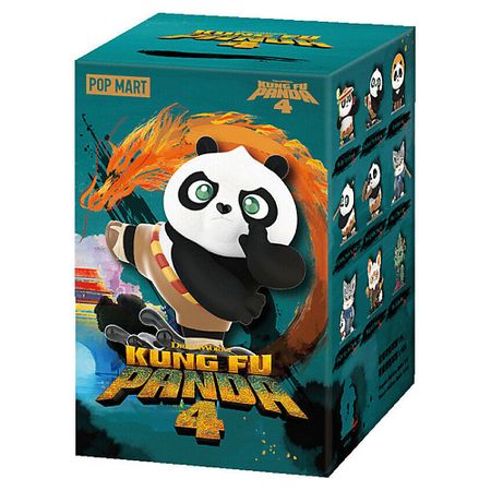 Мягкая игрушка POP MART Фигурка Global Kung Fu Panda Single Blind Box/whole Box 9 Pcs Full Box 9 Pcs