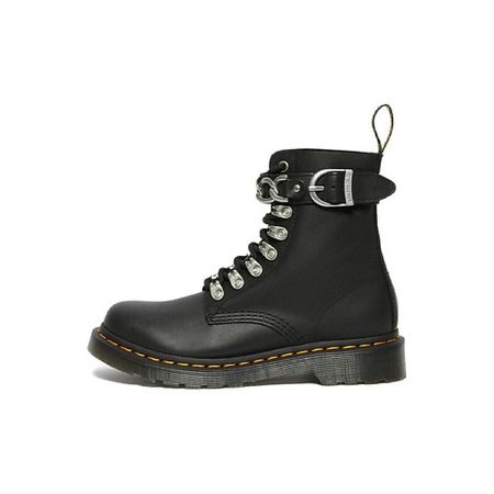 Кроссовки DR. MARTENS Кроссовки Dr.Martens 1460 Pascal Chain Leather Lace Up Boot Black Womens