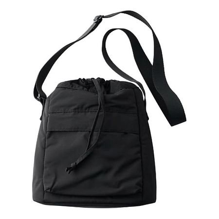 Сумка UNIQLO Сумка Polyester Crossbody Bag, Shoulder Bag Mini Unisex Black