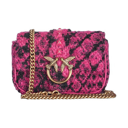 Сумка PINKO Сумка Cotton And Polyester Blend Flying Bird Bag Crossbody Bag