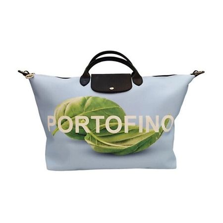 Сумка LONGCHAMP Сумка Canvas Canvas Bag Portable Travel Bag Large Size Women's Sky Blue