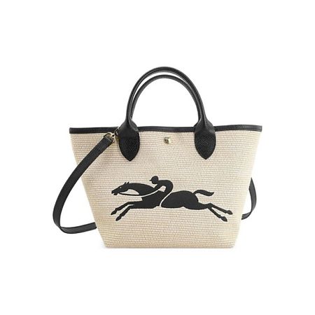 Сумка LONGCHAMP Сумка Le Panier Pliage Canvas Bag Trumpets Women's Black