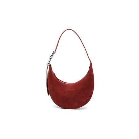 Сумка LONGCHAMP Сумка Roseau Suede Calfskin Crescent Bag Women's Red
