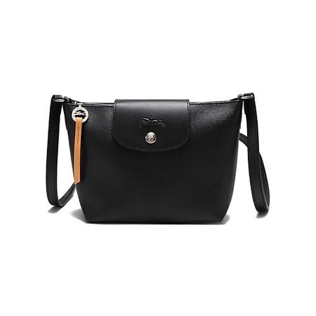 Сумка LONGCHAMP Сумка Le Pliage City Coated Canvas With Leather Shoulder Bag Regular Women's Black