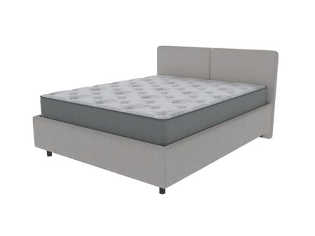 Мягкая Кровать Орматек Twin с подъёмным механизмом (Ткань: Рогожка Тетра Слива) 140x190