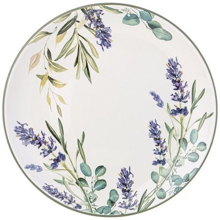 тарелка AGNESS Лаванда обеденная 26см доломит