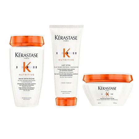 Набор для ухода за волосами KERASTASE Набор для сухих волос Nutritive Set RICHE Masque
