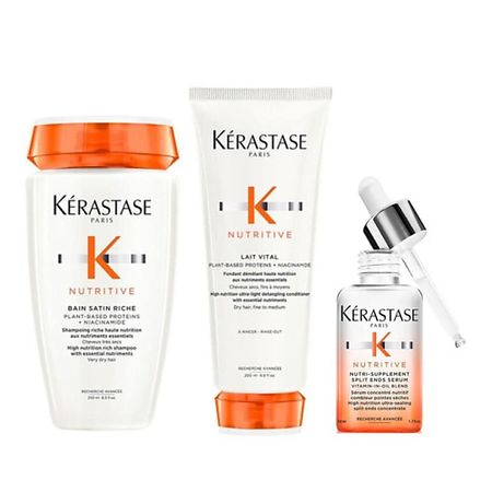 Набор для ухода за волосами KERASTASE Набор для сухих волос Nutritive Set + Split Ends Serum