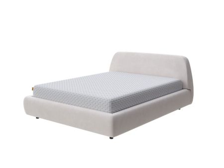 Мягкая Кровать Орматек Elle (Ткань: Велюр Forest 520 Темно-серый) 140x190