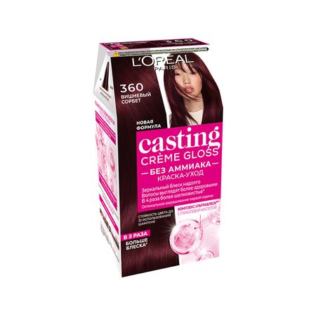 Крем-краска для волос LOREAL CASTING CREME GLOSS тон 360 Вишневый сорбет 180 мл изабель бриггс майерс mbti определение типов у каждого свой дар