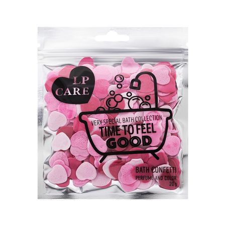 Конфетти для ванны LP CARE Розовые сердечки 20 г последовательность событий