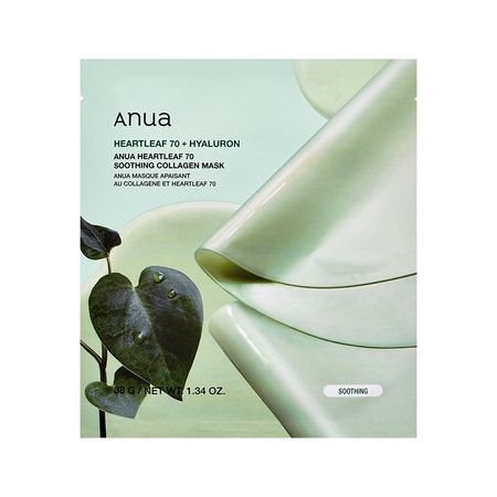 Маска для лица ANUA гидрогелевая с экстрактом хауттюйнии и коллагеном успокаивающая 38 г