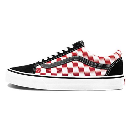 Кроссовки VANS Кроссовки Old Skool Checkerboard Red/White