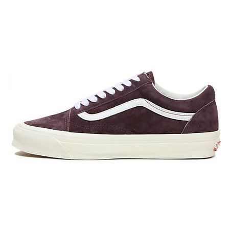 Кроссовки VANS Кроссовки Vault Og Old Skool Lx Pig Suede Wine