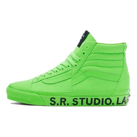 Кроссовки VANS Кроссовки Otw Sk8 Hi Clash The Wall SR. Studio LA. Ca Green Gecko