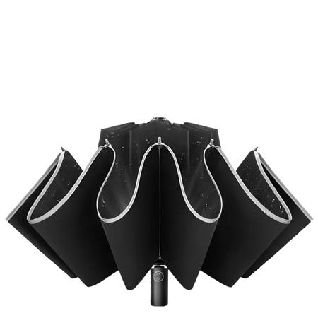 Зонт Xiaomi KongGu Reverse Ten Bone Automatic с фонариком (черный)