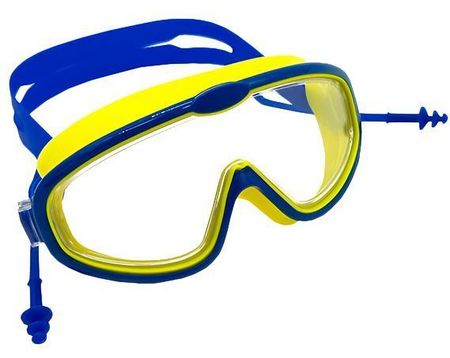 Детские очки для плавания с берушами Xiaomi Sportsoul YJ501L (синий/желтый)