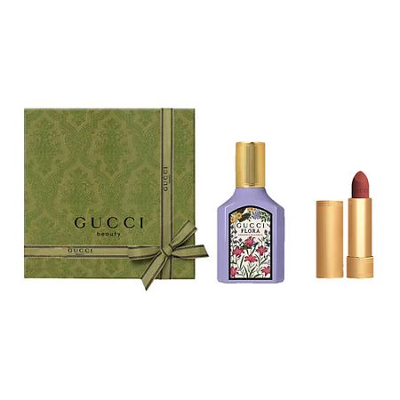 Набор парфюмерии GUCCI Парфюмерная вода Flora Gorgeous Magnolia + Матовая помада Rouge à Lèvres Mat