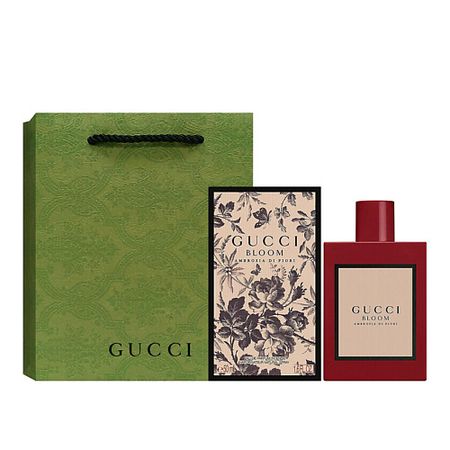 Набор парфюмерии GUCCI Парфюмерная вода Bloom Ambrosia di Fiori Eau de Parfum Intense + Подарочный пакет