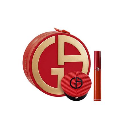 Набор средств для макияжа GIORGIO ARMANI Подарочный набор Red Cushion Жидкая помада+Cushion