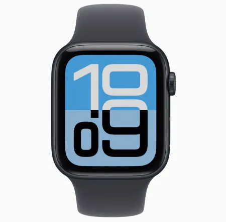 Смарт-часы Apple Watch SE Gen 3 44mm Midnight Aluminum Case with Midnight Sport Band (M/L)