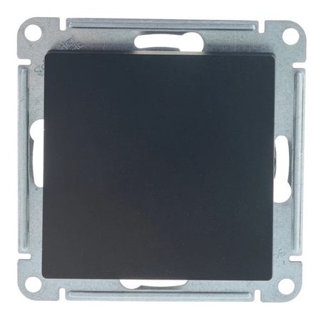 переключатель  1-клавишный Systeme Electric ATLASDESIGN схема 7 10АХ механизм карбон