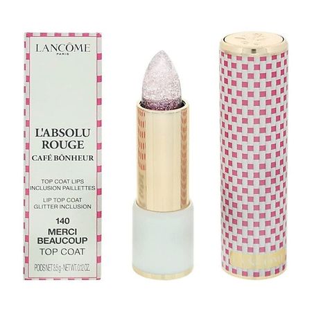 Помада для губ LANCOME Топ-коут для губ с глиттером L`absolu Rouge