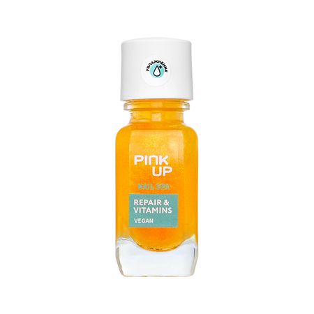 Сыворотка для укрепления ногтей и кутикулы PINK UP NAIL SPA Repair & Vitamins с гиалуроновой кислотой и кальцием 11 мл