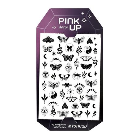 Наклейки для ногтей PINK UP DECOR SPRING COLLECTION 2D переводные тон 129 блокнот с магнитной застежкой котик travel in the spring 224стр 13х19