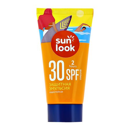 Эмульсия для тела SUN LOOK солнцезащитная водостойкая SPF-30 mini 30 мл джон рескин прогулки по флоренции
