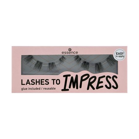 Накладные ресницы ESSENCE LASHES TO IMPRESS тон 08 Pre-cut lashes с клеем джессика парк ближе к тебе