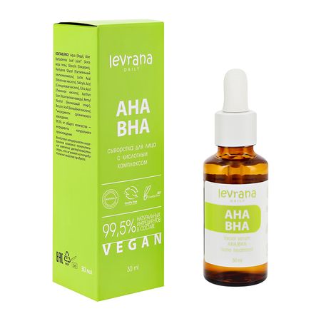 Сыворотка для лица LEVRANA DAILY с комплексом кислот для жирной и проблемной кожи 30 мл анна васильевна трутаева индивидуальная потребность в социальной защите от лица к человеку монография