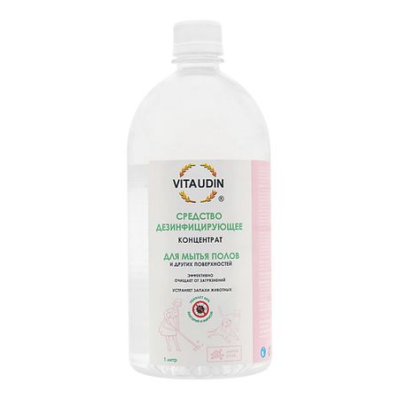 Средство для мытья полов VITA UDIN Средство для мытья пола дезинфицирующее, нейтрализатор запаха