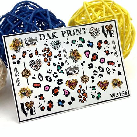 Слайдеры DAK PRINT Слайдер-дизайн для ногтей W3156