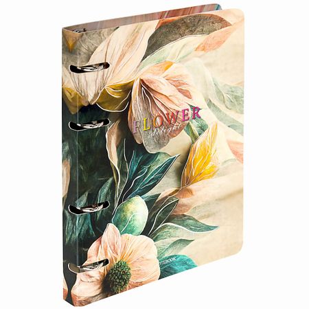 Тетрадь BRAUBERG Тетрадь на кольцах 120 листов Нежные цветы