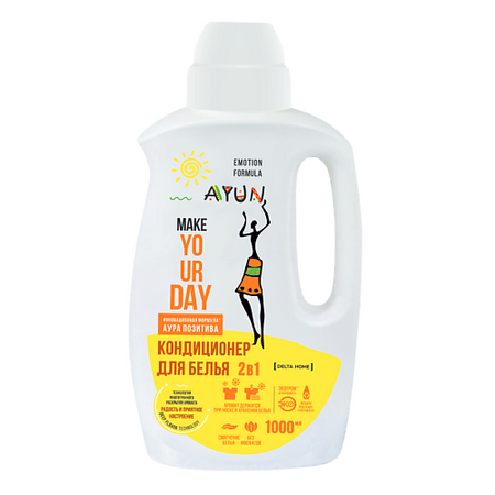 Кондиционер для белья DELTA HOME Кондиционер парфюм для белья Аура Позитива 2 в 1 Emotion Formula 