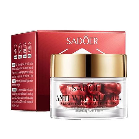 Масло для лица SADOER Масло против морщин в капсулах эфирное