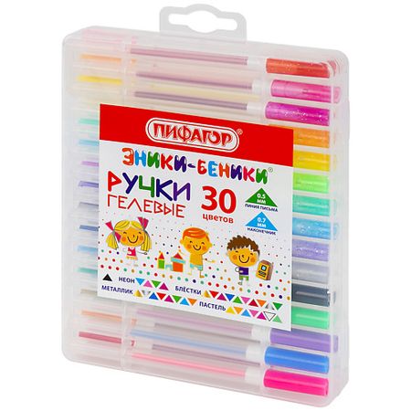 Набор ручек ПИФАГОР Ручки гелевые ЭНИКИ-БЕНИКИ