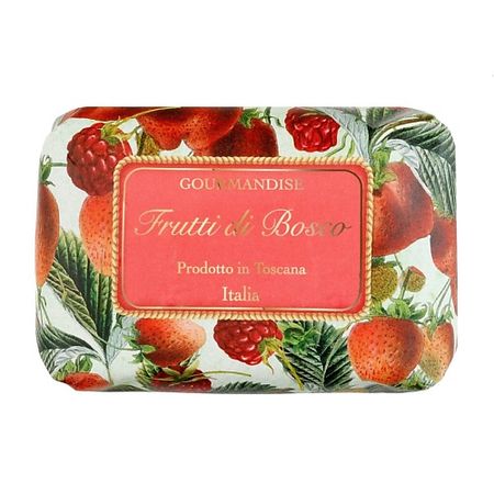 Мыло твердое GOURMANDISE Мыло натуральное парфюмированное Лесные ягоды Frutti di Bosco