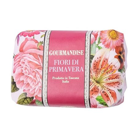 Мыло твердое GOURMANDISE Мыло натуральное парфюмированное Весенние цветы Fiori di Primavera