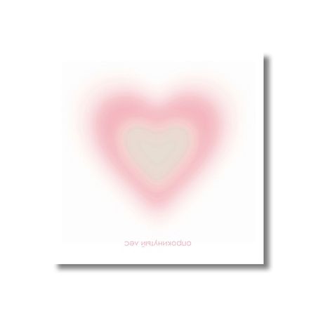 Бумага писчая ОПРОКИНУТЫЙ ЛЕС Бумага для заметок 'peach aura heart'