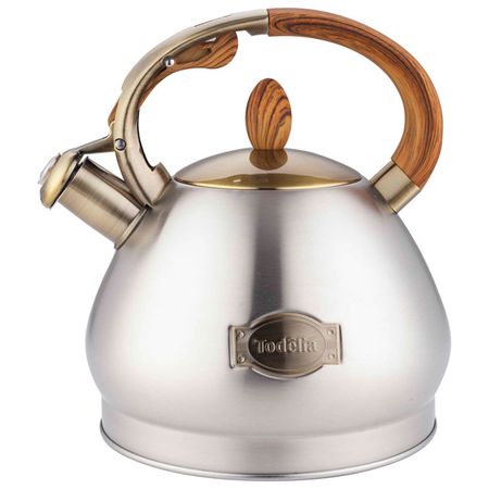чайник TODELIA Exclusive 3л нерж.сталь со свистком индукция хром