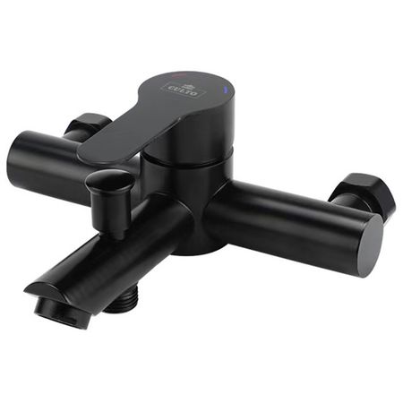 смеситель для ванны с коротким изливом CULTO FERRO BLACK BS01FRB