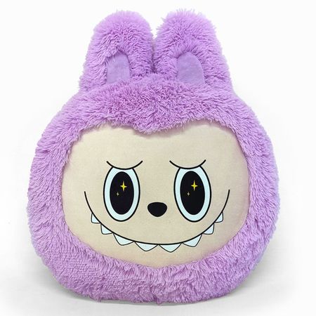 подушка декоративная Лабубу 40х40см сиреневая, арт.ЛБ-сиреневая