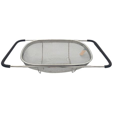 дуршлаг TODELIA 34х24х11см на раковину раздвижной нерж.сталь