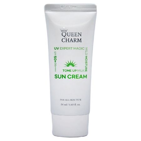 Крем для лица QUEEN CHARM Легкий увлажняющий солнцезащитный крем SPF50+PA++++