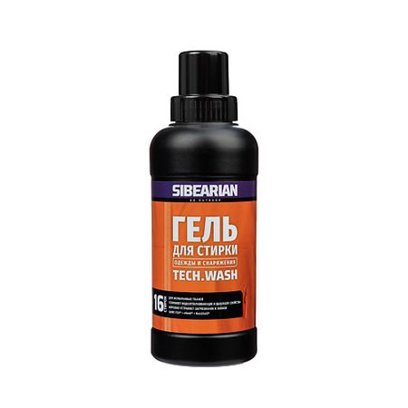 Гель для стирки SIBEARIAN Гель для стирки мембранных и технологичных тканей TECH WASH