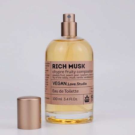 Туалетная вода VEGAN.LOVE.STUDIO Туалетная вода женская Rich Musk маракуйя груша малина ландыш сандал